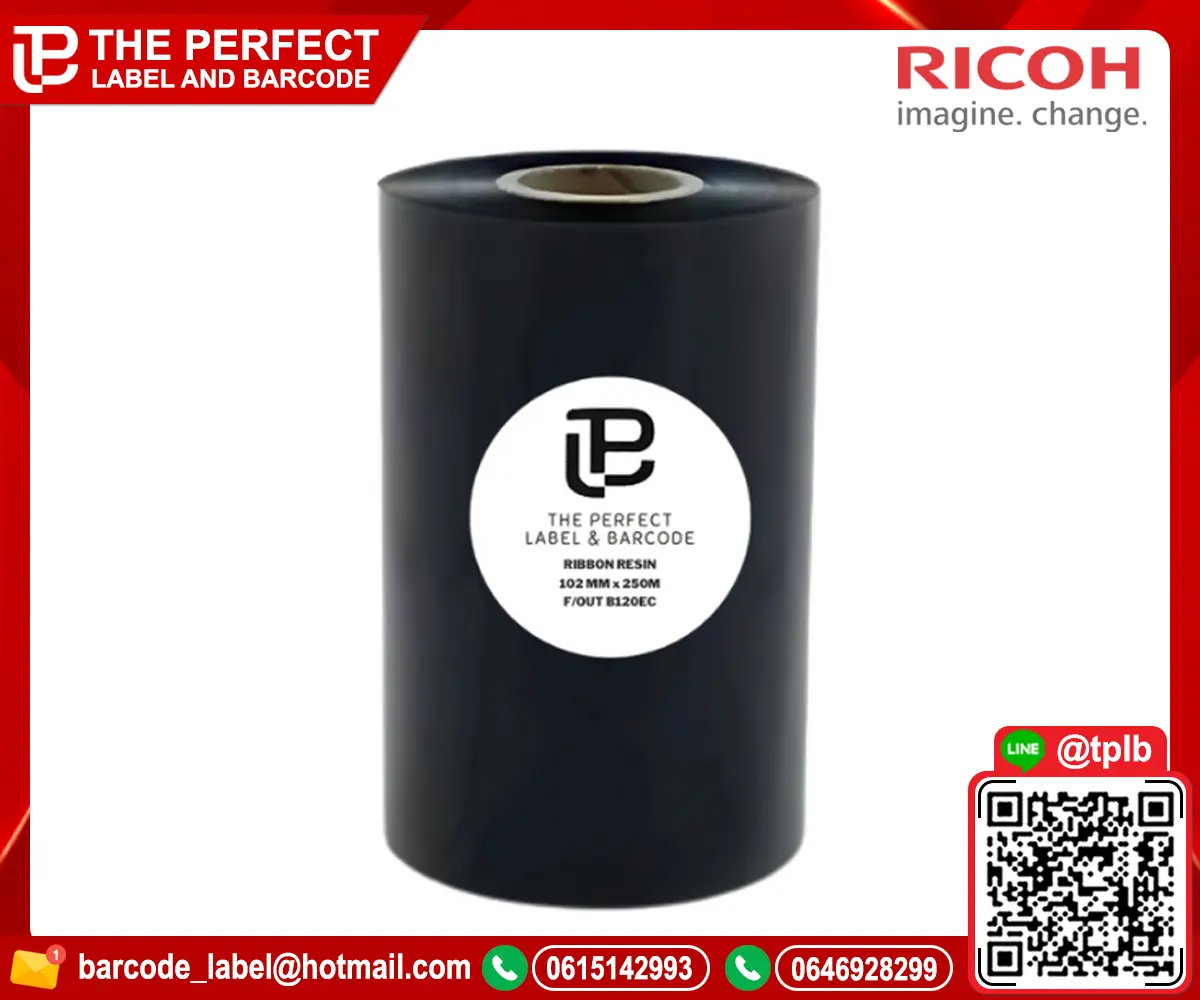 Ribbon Resin RICOH B120ECV